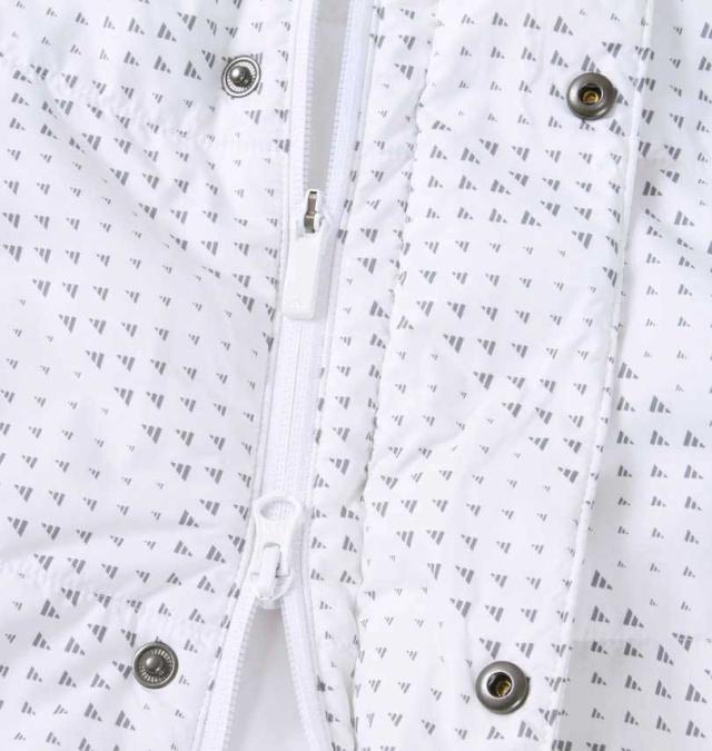 大きいサイズ adidas golf BOSグラフィック 保温 中わたジャケット ホワイト 3XL/1273-3360-1-298