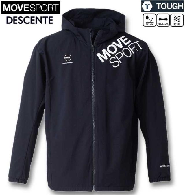 大きいサイズ MOVESPORT AIRY TRANSFER TOUGH フルジップ フーディー ネイビー 3L 4L 5L 6L/1273-4370-3-198