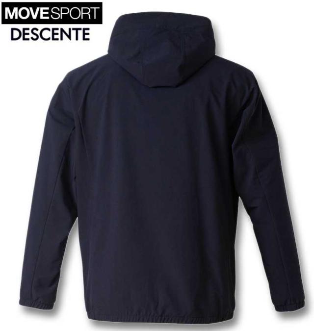 大きいサイズ MOVESPORT AIRY TRANSFER TOUGH フルジップ フーディー ネイビー 3L 4L 5L 6L/1273-4370-3-198