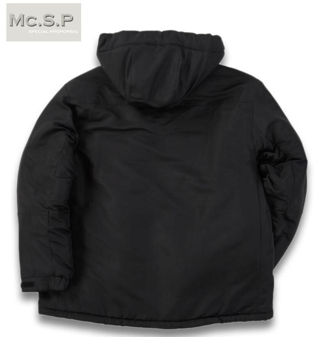 大きいサイズ Mc.S.P タスラン切替 中綿 ジャケット ブラック 3L 4L 5L 6L 7L 8L/1273-5331-2-98