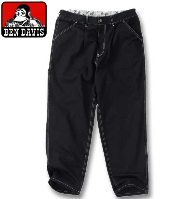 大きいサイズ BEN DAVIS アクティブ ワーカーズパンツ ブラック 3L 4L 5L 6L/1274-4100-2-98