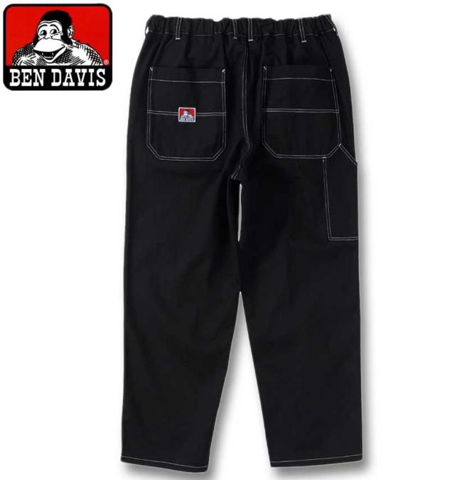大きいサイズ BEN DAVIS アクティブ ワーカーズパンツ ブラック 3L 4L 5L 6L/1274-4100-2-98