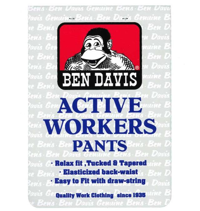 大きいサイズ BEN DAVIS アクティブ ワーカーズパンツ ブラック 3L 4L 5L 6L/1274-4100-2-98