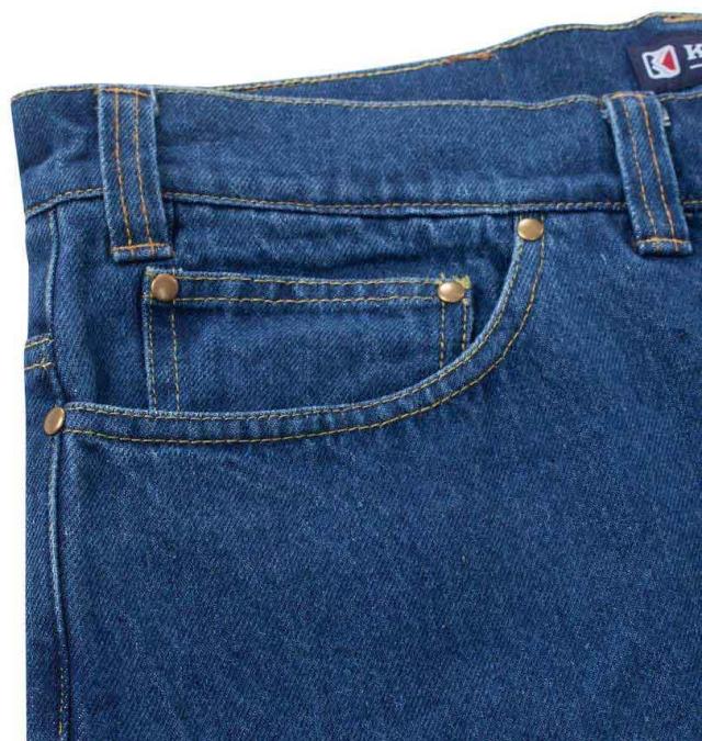 大きいサイズ KARL KANI デニム ハーフパンツ ストーンウォッシュブルー 100cm〜160cm/1274-4225-1-98