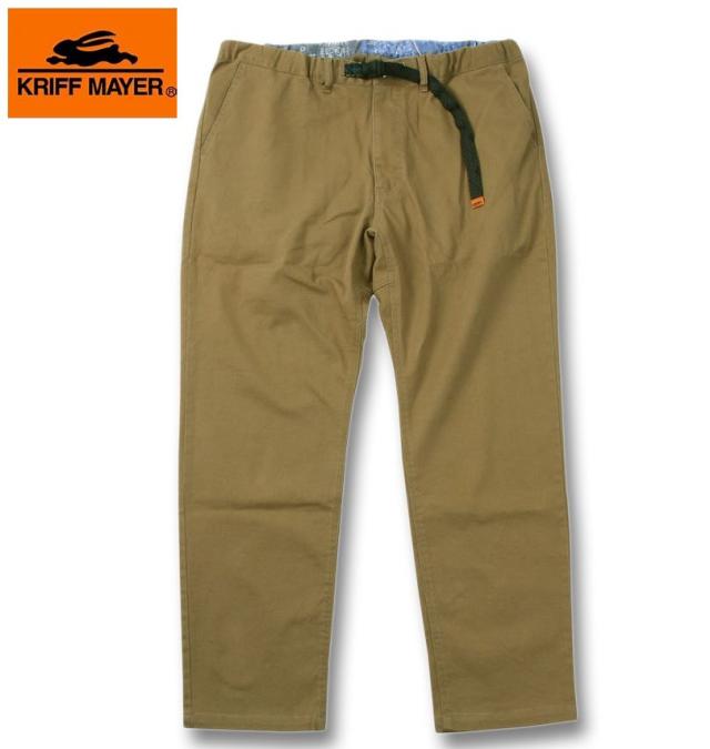 大きいサイズ KRIFF MAYER クライミング フルレングス パンツ キャメル 3L 4L 5L 6L 7L 8L/1274-4380-1-98