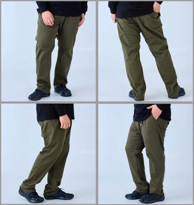 大きいサイズ KRIFF MAYER クライミング フルレングス パンツ オリーブ 3L 4L 5L 6L 7L 8L/1274-4380-3-98