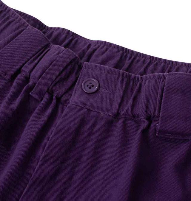 大きいサイズ THRASHER カツラギ ワーク ハーフパンツ パープル 3L 4L 5L 6L 7L 8L/1274-4541-4-98