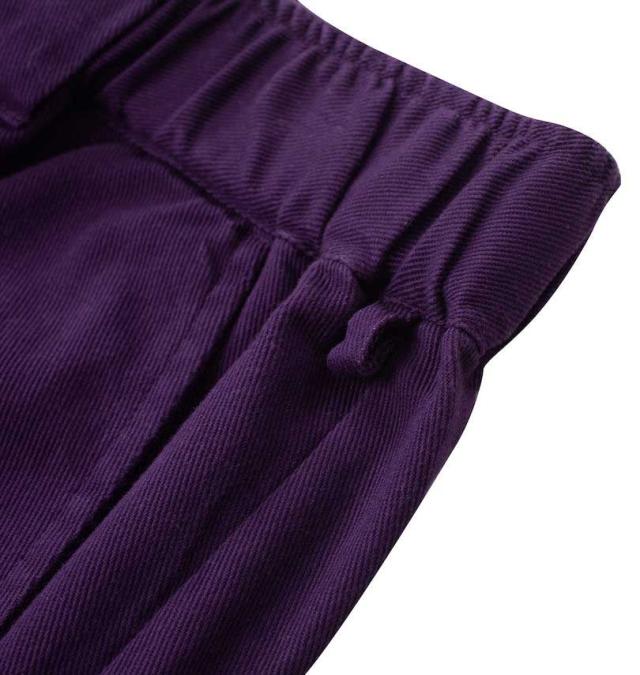 大きいサイズ THRASHER カツラギ ワーク ハーフパンツ パープル 3L 4L 5L 6L 7L 8L/1274-4541-4-98