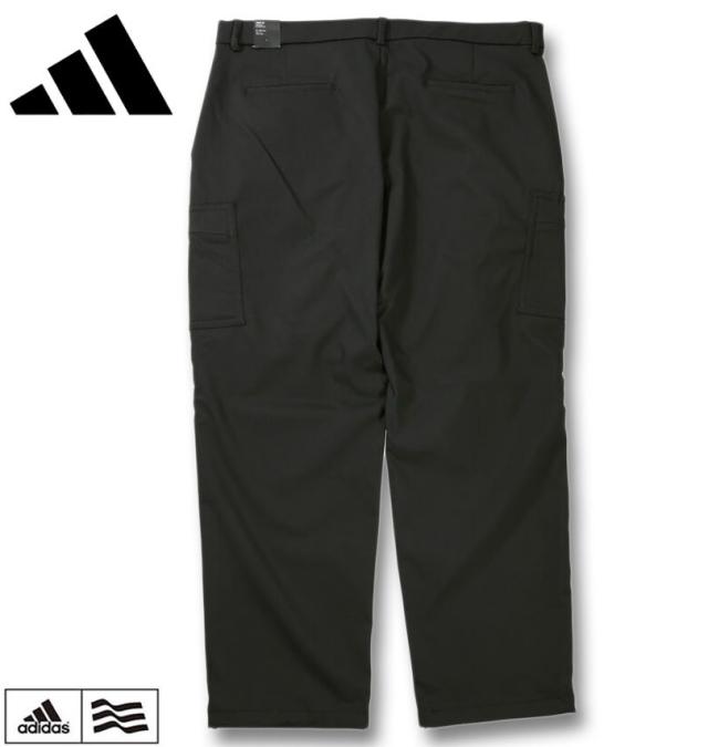 大きいサイズ adidas golf アディダスゴルフ ビヨンドザコース EX STRETCH ツイストウィーブ アンクル カーゴパンツ ブラック 104cm 108cm/1274-5300-2-198
