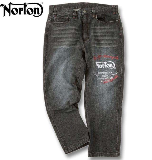 大きいサイズ Norton ノートン デニムパンツ サンドブラック 100cm 110cm 120cm 130cm 140cm/1274-5345-2-198