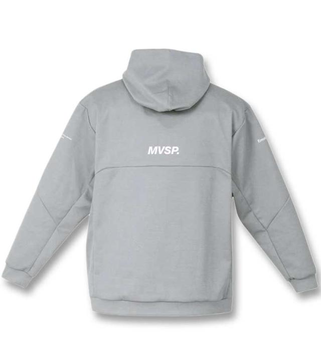 大きいサイズ MOVESPORT S.F.TECH フルジップフーディー グレー杢 3L 4L 5L 6L/1276-4100-3-198