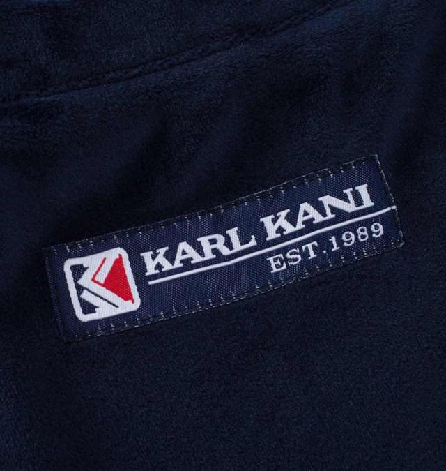 大きいサイズ KARL KANI ベロア 上下セット ネイビー 3L 4L 5L 6L 8L/1276-4350-1-198