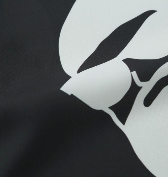 大きいサイズ FUN for modemdesign PINEAPPLE OJI柄 半袖 アロハシャツ ブラック×ホワイト 3L 4L 5L 6L 8L/1277-5275-2-98