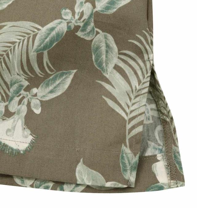 大きいサイズ Mc.S.P アロハ ブロード オープンカラー 半袖シャツ グレー 3L 4L 5L 6L/1277-5281-1-98