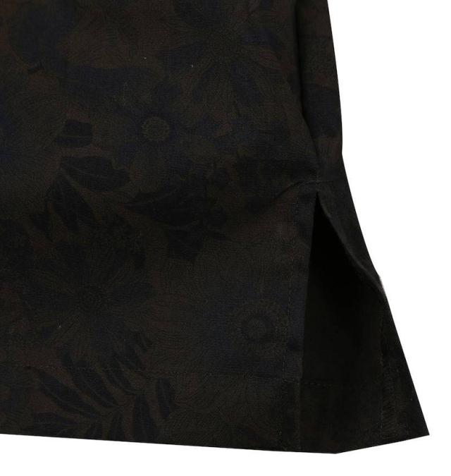 大きいサイズ Mc.S.P ヴィンテージ ブロード オープンカラー 半袖シャツ ブラック 3L 4L 5L 6L/1277-5282-2-98