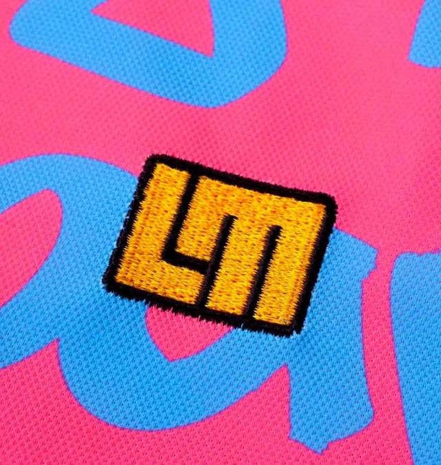 大きいサイズ LOUDMOUTH プレミアム 鹿の子 半袖シャツ ビッグワーズネオン 3L 4L 5L 6L/1278-4270-1-198