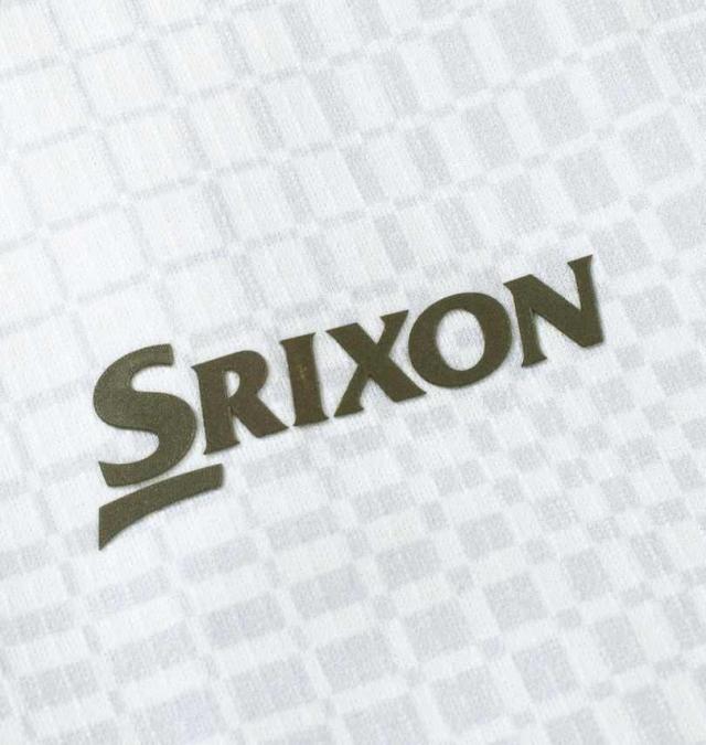 大きいサイズ SRIXON 松山プロ・星野プロ共同開発 グラフチェックプリント プロスタイル シャツ ホワイト 3L 4L 5L 6L/1278-4330-1-198