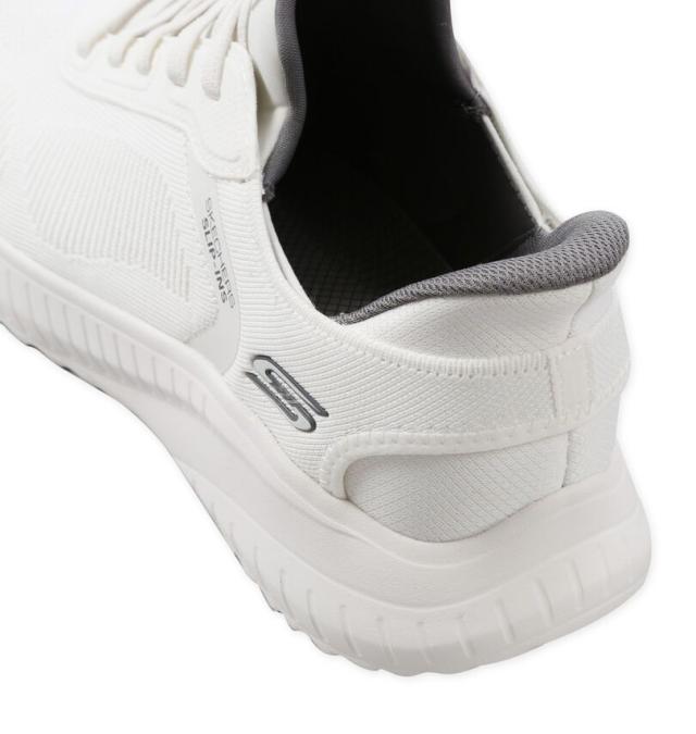大きいサイズ SKECHERS スニーカー SLIP-INS BOBS SPORT SQUAD CHAOS ホワイト 30cm 31cm 32cm/1240-5362-1-99