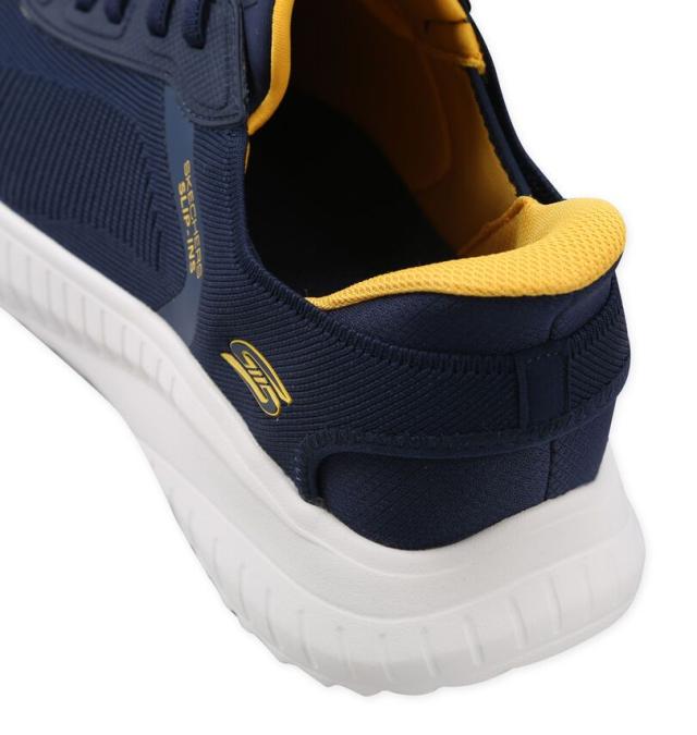 大きいサイズ SKECHERS スニーカー SLIP-INS BOBS SPORT SQUAD CHAOS ネイビー 30cm 31cm 32cm/1240-5362-2-99