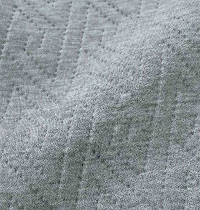 大きいサイズ in the attic 幾何学型押し ダイバーボンディング ジョガーパンツ モクグレー 3L 4L 5L 6L/1254-4330-1-99