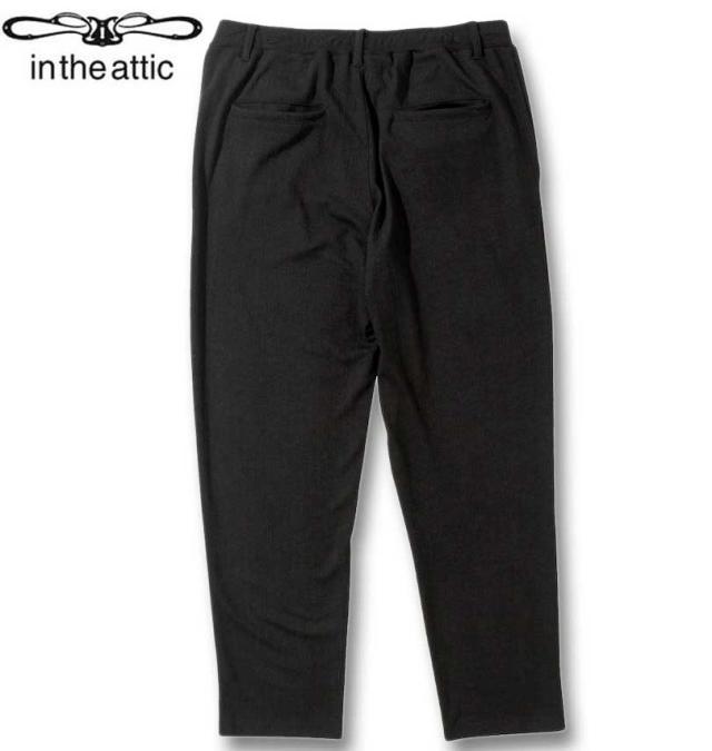 大きいサイズ in the attic 膨れケーブル イージーパンツ ブラック 3L 4L 5L 6L/1254-4331-2-99