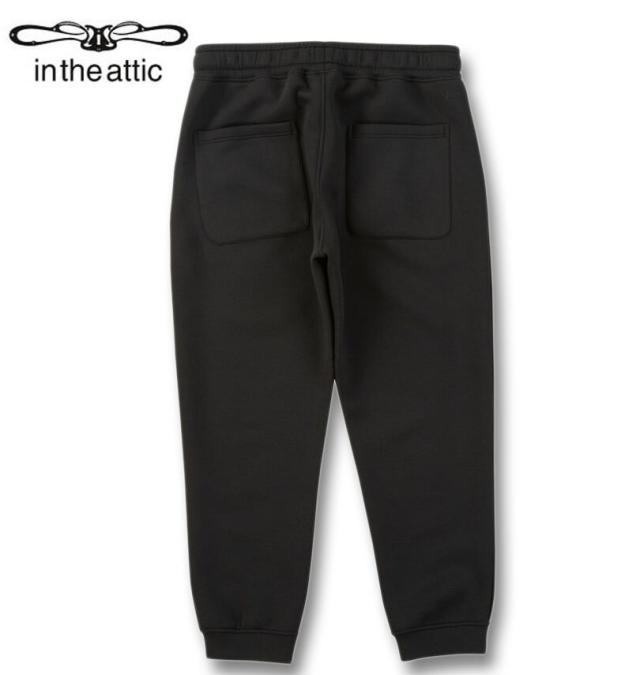 大きいサイズ in the attic ダイバーボンディング ジョガーパンツ ブラック 3L 4L 5L 6L/1254-5320-2-99