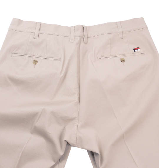 大きいサイズ H by FIGER ストレッチチノパンツ オフホワイト 100