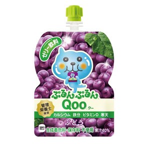 コカコーラ ミニッツメイドぷるんぷるんQooぶどう 125gパウチ×60本【2〜3営業日以内に出荷】