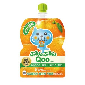 コカコーラ ミニッツメイドぷるんぷるんQooみかん 125gパウチ×60本【2〜3営業日以内に出荷】