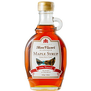 モンファボリ メープルシロップ　250g×12本入り[賞味期限：2年以上]【12月26日出荷開始】［送料無料］