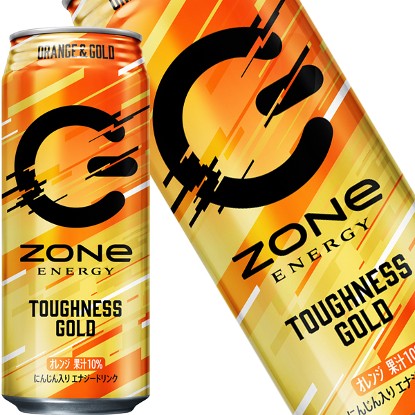 [送料無料] サントリー ZONe ENERGY TOUGHNESS GOLD ゾーンエナジー タフネス ゴールド 500ml缶×48本[24本×2箱] 【3〜4営業日以内に出荷】 エナジードリンク 炭酸飲料