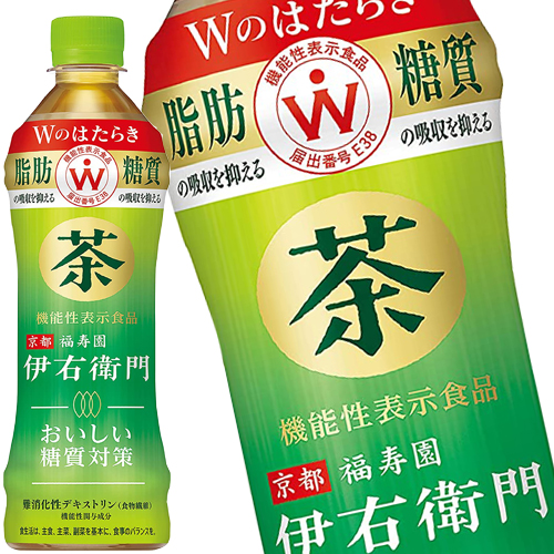 サントリー 伊右衛門プラス おいしい糖質対策 500mlPET×24本［賞味期限：3ヶ月以上］【3〜4営業日以内に出荷】の通販は 4,836円