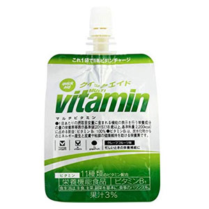 富永食品 クイックエイドマルチビタミン袋 180gパウチ×60本［30本×2箱］ ［賞味期限：3ヶ月以上］ ［送料無料]【2月28日出荷開始】の通販は 7,925円