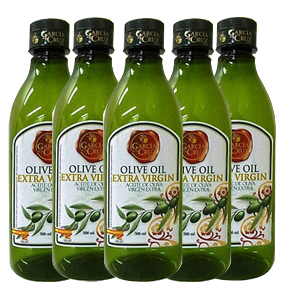 ガルシア エクストラバージンオリーブオイル 500ml×5本［常温/全温度帯］【3〜4営業日以内に出荷】【送料無料】の通販は