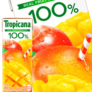 【3〜4営業日以内に出荷】キリン トロピカーナ 100％ マンゴーブレンド 250ml紙パック×72本［24本×3箱］［賞味期限：2ヶ月以上］