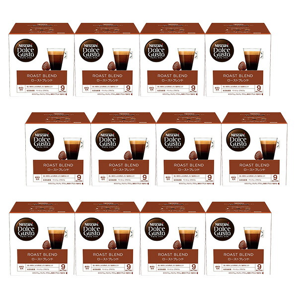 ネスカフェ ドルチェグスト 専用カプセル ローストブレンド ×12箱【3〜4営業日以内に出荷】[送料無料]の通販は 10,746円