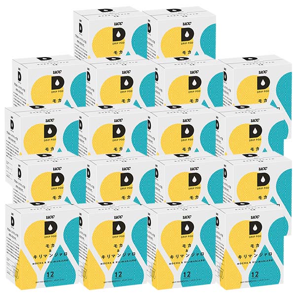 UCC ドリップポッド DRIPPOD 専用カプセル モカ＆キリマンジャロ 18箱 【3〜4営業日以内に出荷】[送料無料]の通販は
