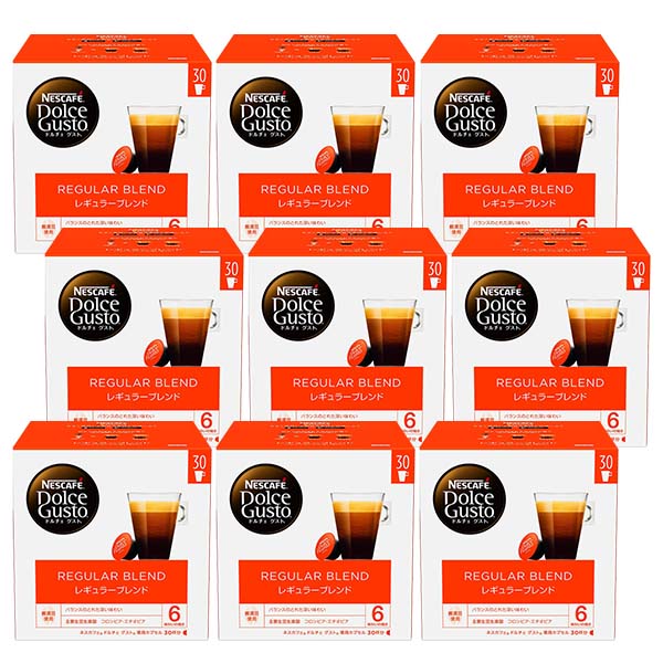 ネスカフェ ドルチェグスト 専用カプセル レギュラーブレンド マグナムパック×9箱【3〜4営業日以内に出荷】[送料無料]の通販は 17,500円