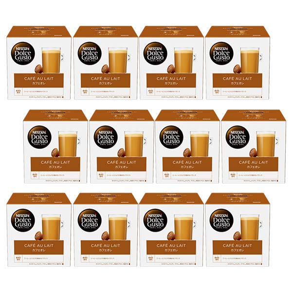 ネスカフェ ドルチェグスト 専用カプセル カフェオレ×12箱【3〜4営業日以内に出荷】[送料無料]