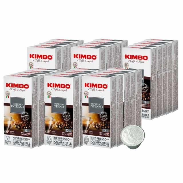 KIMBO キンボ イタリア産 ネスプレッソ 互換 インテンソ×30箱（300カプセル）【3〜4営業日以内に出荷】[送料無料]