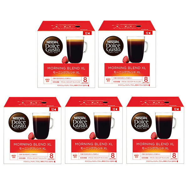 ネスカフェ ドルチェグスト 専用カプセル モーニングブレンド 12個入り×5箱(60杯分)×【3〜4営業日以内に出荷】の通販は 5,400円