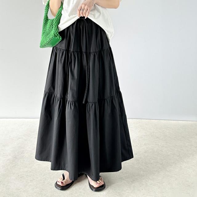 クラシカルエルフ 冬新作 ボトムス スカート レディース レース アップ 3段 ティアードスカート ロング ウエスト レースアップ ゴム コルセット デザイン ハイウエスト たっぷり ギャザー 華奢見え 大きいサイズ  2024ss  ce1220010の通販は