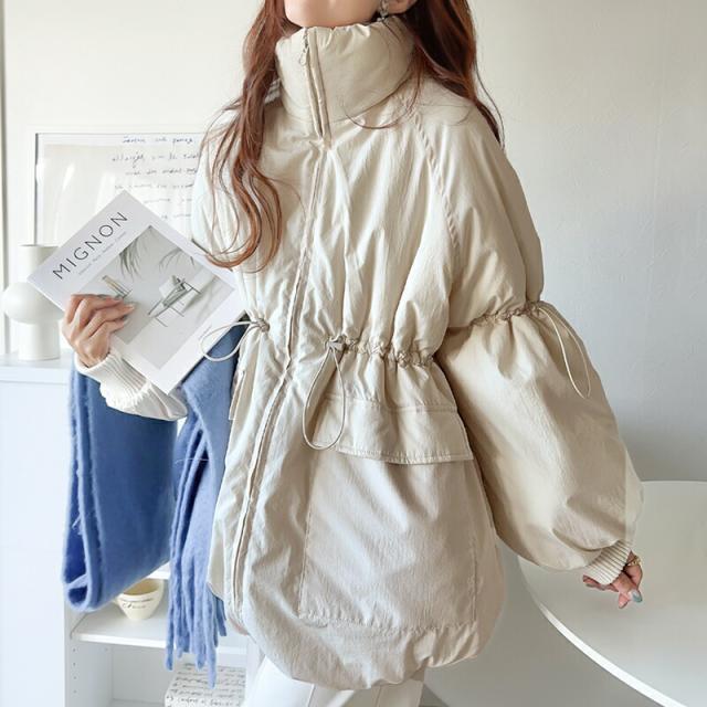 クラシカルエルフ冬新作 アウター ジャケット レディース スタンド ドロスト 袖 ボリューム 中綿 ブルゾン コート パディングコート 男女兼用 ユニセックス メンズ ゆるっと オーバーサイズ 大きいサイズ 2024aw  ce1260214