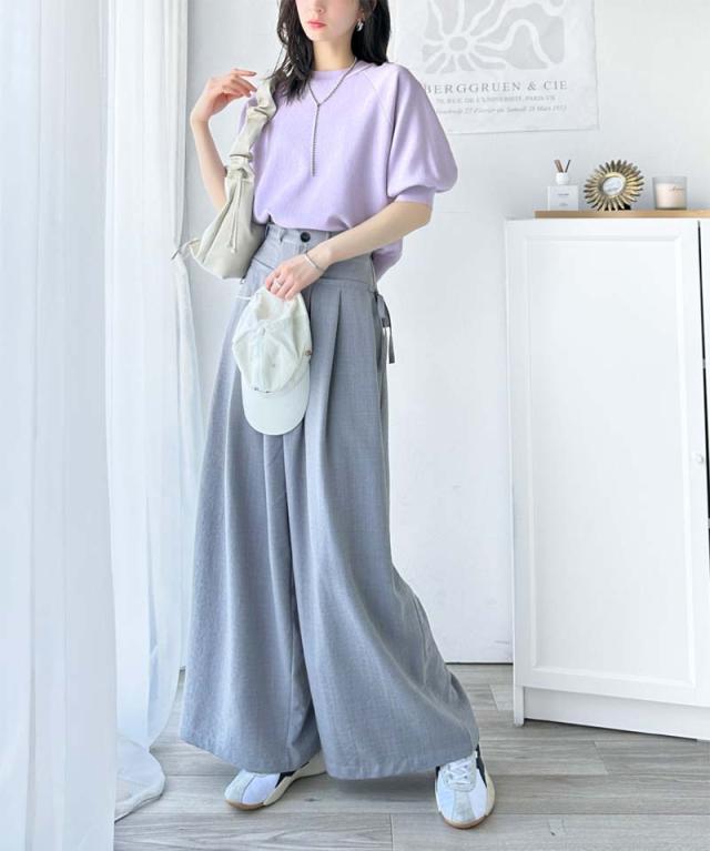 SOULEIADO ソレイアード ニット ライトブルー系 サイズ:S(9号) | 23春  