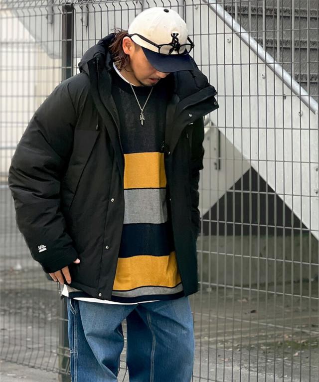 冬新作 クラシカルエルフ レディース 体型カバー《javaコラボ》 アウター ジャケット メンズ コート フェイクダウン ショート フード 異素材パネル 中綿 ブルゾン ミドル丈  ユニセックス ジップアップ スナップ 大きいサイズ  cm0780011