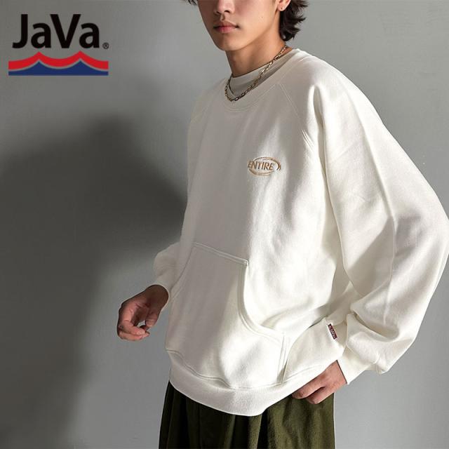 クラシカルエル冬新作 javaジャバコラボ トップス スウェット メンズ 裏起毛 ワンポイント 胸元 刺繍 ラグランスウェット男女兼用 ユニセックス レディース ゆるっと オーバーサイズ 大きいサイズ  2024aw  jm1260198の通販は 5,519円