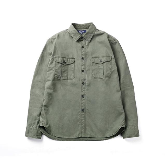 シャツ メンズ カジュアルシャツ ワークシャツ ミリタリーシャツ 長袖 無地 お兄系 作業着 作業服 緑 グリーンｓ Xlの通販はau Pay マーケット 大頭商店