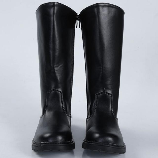 ブーツ メンズ ロングブーツ 高筒長靴 乗馬ブーツ メンズブーツ ローヒール 太ヒール 合皮 Puレザー 裏起毛 靴 シューズの通販はau Pay マーケット 大頭商店