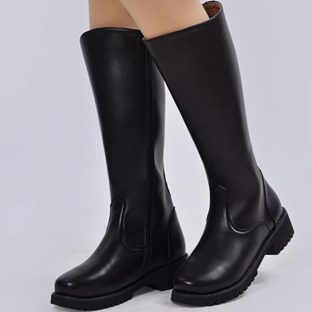 ブーツ メンズ ロングブーツ 高筒長靴 乗馬ブーツ メンズブーツ ローヒール 太ヒール 合皮 Puレザー 裏起毛 靴 シューズの通販はau Pay マーケット 大頭商店