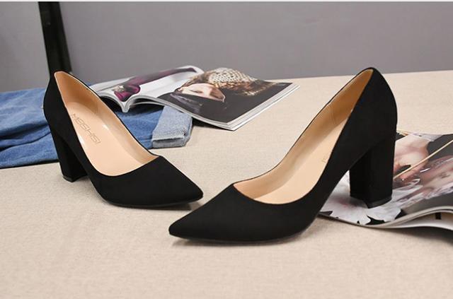 パンプス 痛くない ヒール 8cm スエード 婦人 靴 シューズ 100 安い